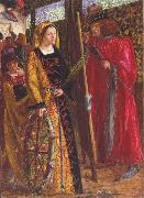 Dante Gabriel Rossetti St Catherine (mk28) Spain oil painting artist